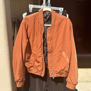 Burnt orange jacket